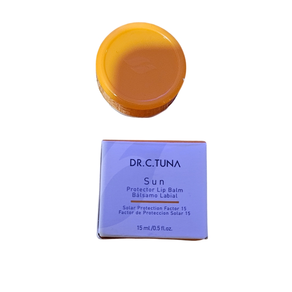 NIB Farmasi Dr. C. Tuna Sun Protector Lip Balm .5 oz SPF 15